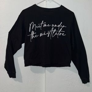 Chemistry Christmas Cropped Long Sleeve